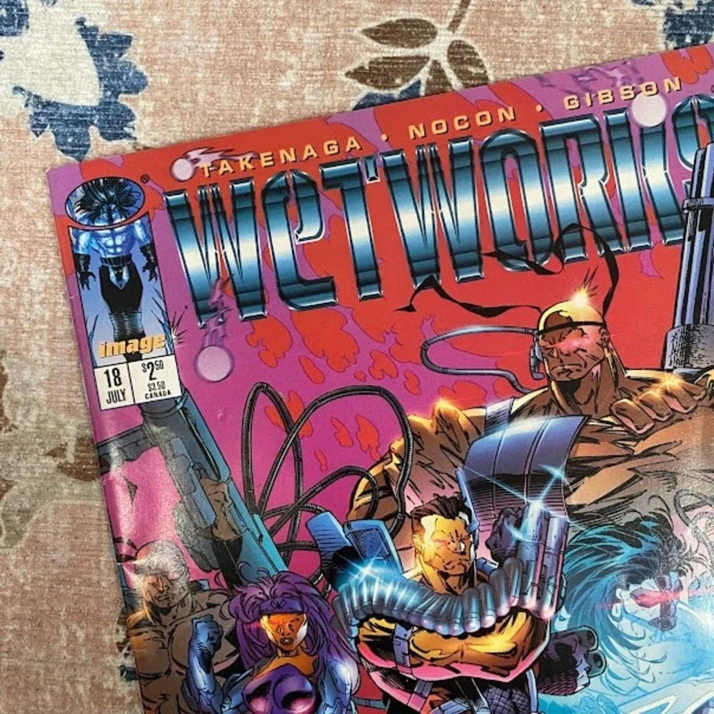 Wetworks Comic Book 18 Image Comics‎ July 1996 Takanaga Nocon Gibson